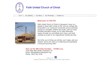 Tablet Screenshot of faithuccdavenport.org